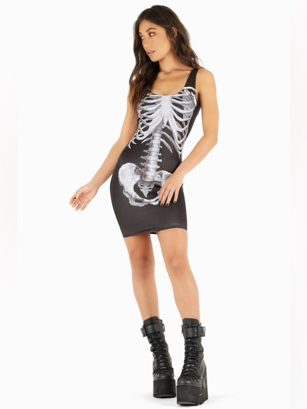 Blackmilk Skeleton Mini Dress
